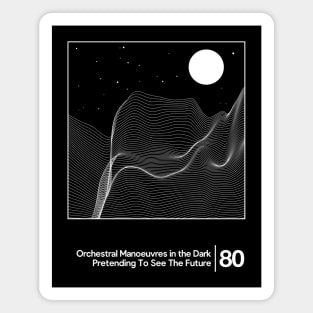 OMD / Minimal Style Graphic Artwork Design Magnet